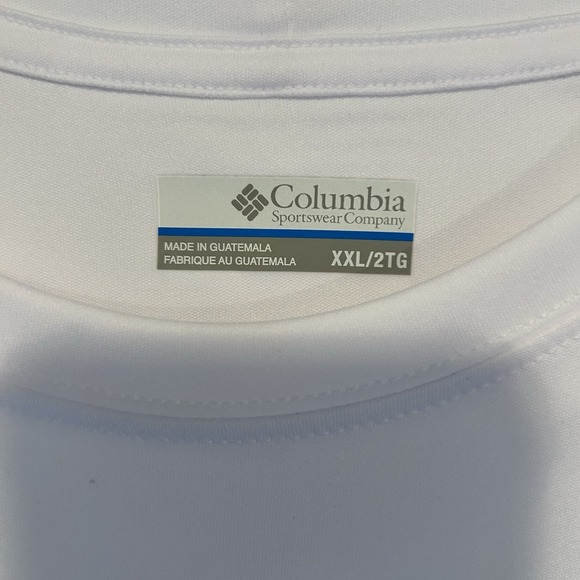 Columbia Mens 2xl white long sleeve shirt Omni-Shade NWT - Picture 4 of 8